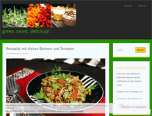 Tablet Screenshot of green-smart-delicious.com